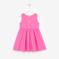 Платье для девочки с карманами KAFTAN, размер 34 (122-128), цвет ярко-розовый