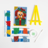 Алмазная мозаика с частичным заполнением на подставке для детей &laquo;Собачка&raquo;, 10 х 15 см