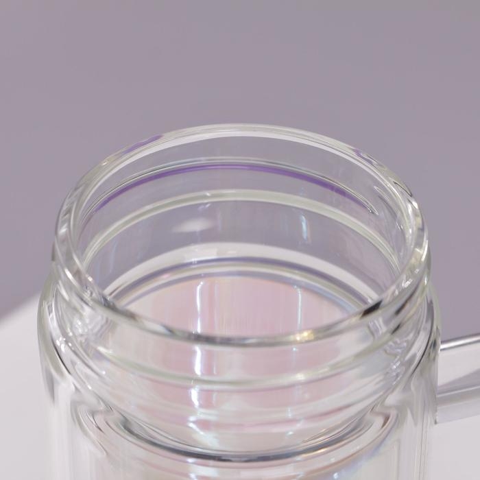 Термокружка стеклянная &laquo;Ярче любой звезды&raquo;, 350 мл