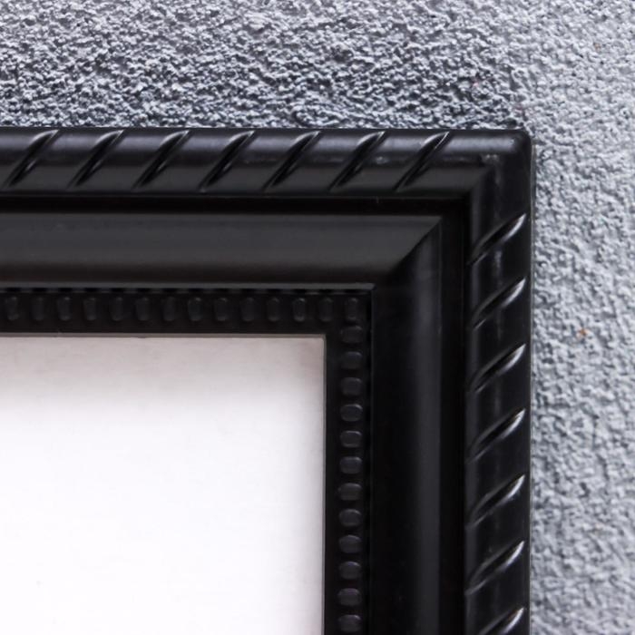 Фоторамка пластик L-1 15х21 см Чёрный (пластиковый экран)