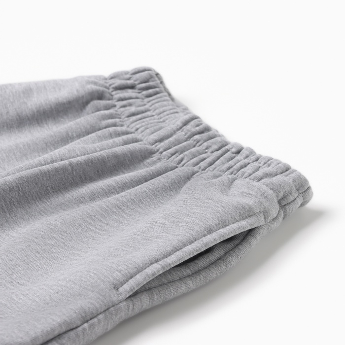 Костюм детский (худи, брюки) MINAKU: Exclusive print, цвет светло-серый меланж, рост 116 см