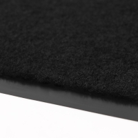 Коврик придверный влаговпитывающий Tuff, 80&times;50 см, цвет черный