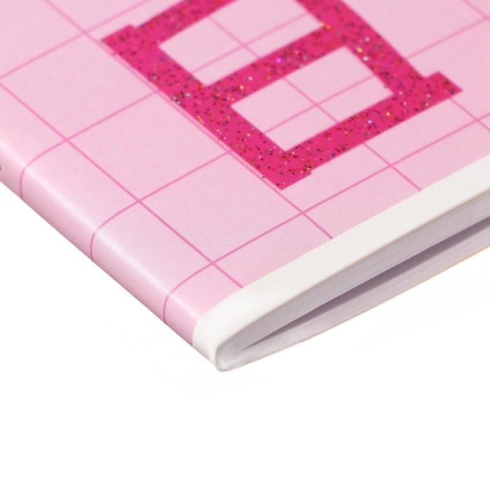 Альбом для рисования, А4 40 листов на скрепке "Девочка с питомцем", обложка мелованный картон, глиттер, блок 100г/м&sup2;