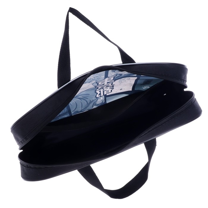 Папка с ручками текстильная А4, 350 х 270 х 70 мм, Calligrata, Папка с ручками текстильная А4, 350 х 270 х 70 мм, Calligrata, "Аниме"