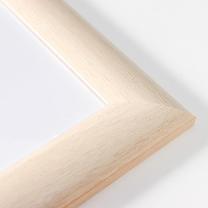 Фоторамка пластик "МИРАМ" 40х50 см бежевый (пластиковый экран)