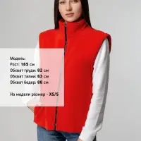 Жилет флисовый Manakin, красный, размер M/L