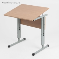 Стол ученический одноместный регулируемый по углу наклона и высоте, ростовая группа №3-5, Стол ученический одноместный регулируемый по углу наклона и высоте, ростовая группа №3-5,