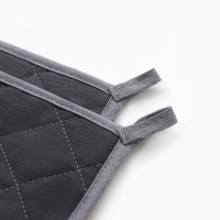 Набор прихваток Этель Мorning dew 2 шт, 19х19 саржа,100% х/л,ватин 250г/м2