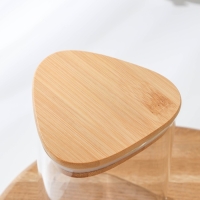 Банка стеклянная для сыпучих продуктов &laquo;Эко. Треугольник&raquo;, 650 мл, 10&times;13 см