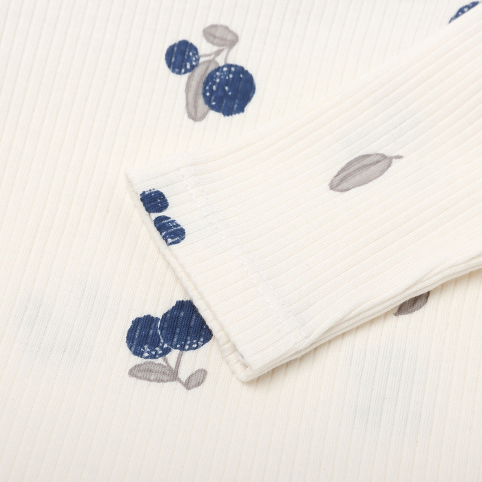 Футболка с дл. рукавом Крошка Я Blueberry р. 68-74, молочный Футболка с дл. рукавом Крошка Я Blueberry р. 68-74, молочный