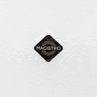 Тарелка - блюдо подстановочное Magistro &laquo;Бурлеск&raquo;, d=33 см, цвет золотой