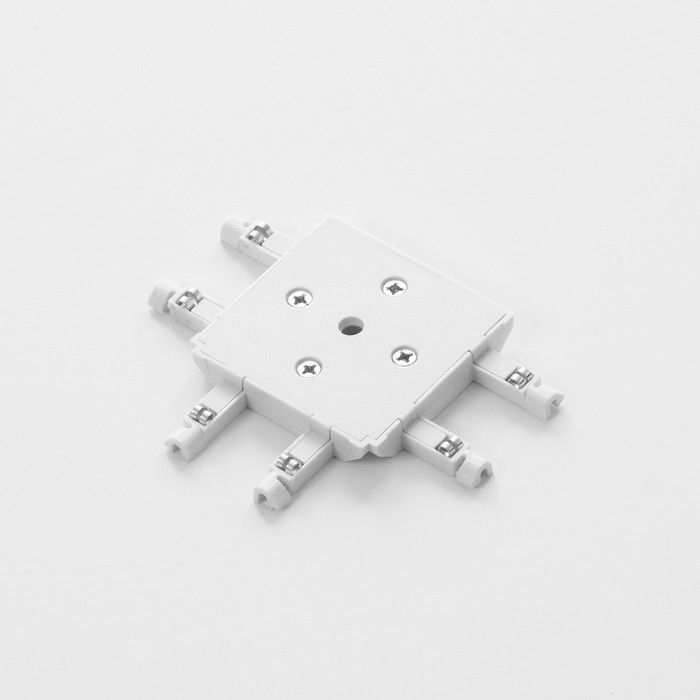 Коннектор SLIM Коннектор SLIM "Т-образный" 4-жильный белый 0,7х4х2см