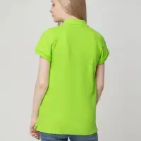 Рубашка поло женская Virma lady, зеленое яблоко, размер XXL