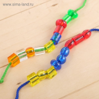 Шнуровка «Цветные карамельки», 24 шт., по методике Монтессори Шнуровка «Цветные карамельки», 24 шт., по методике Монтессори