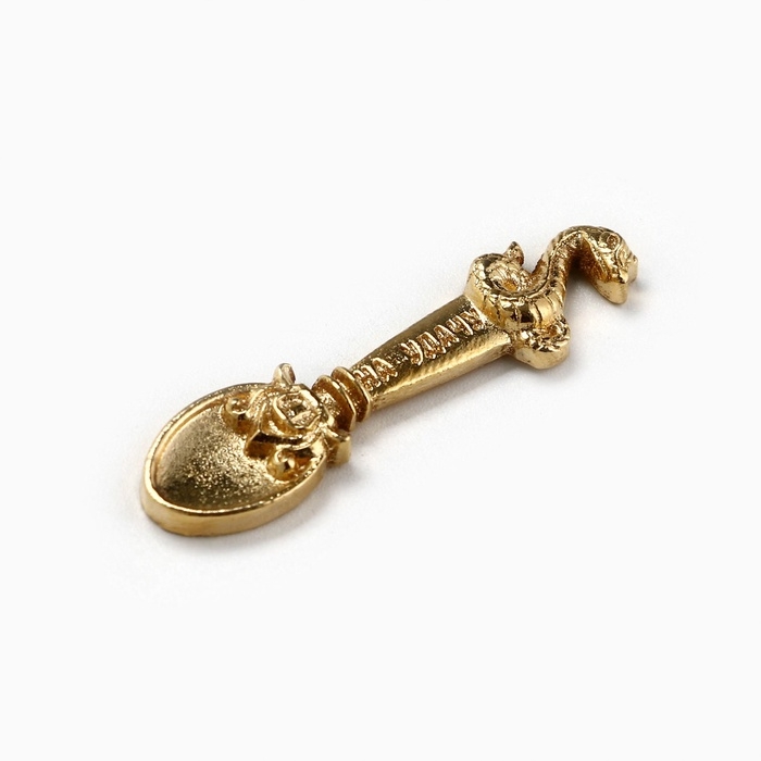 Ложка загребушка новогодняя «Принесёт богатство», 4 х 1 см Ложка загребушка новогодняя «Принесёт богатство», 4 х 1 см