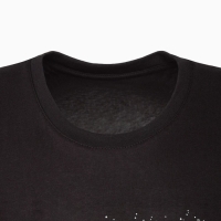 Футболка мужская новогодняя &laquo;Дед мороз&raquo;, цвет чёрный, размер 48