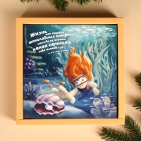 Конфеты грильяж &laquo;Сказочного года&raquo; с арахисом, изюмом, цукатами из апельсина и мёдом, в коробке, 135 г.