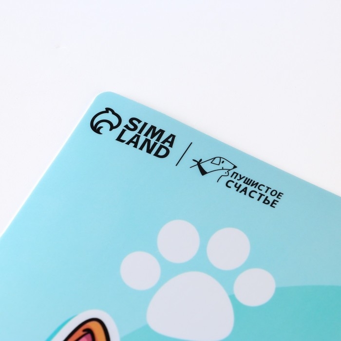 Коврик под миску нескользящий &laquo;Кушать готов!&raquo;, 43х28 см