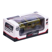 Машина металлическая &laquo;Армия&raquo;, 1:48, инерция, открываются двери, цвет зелёный