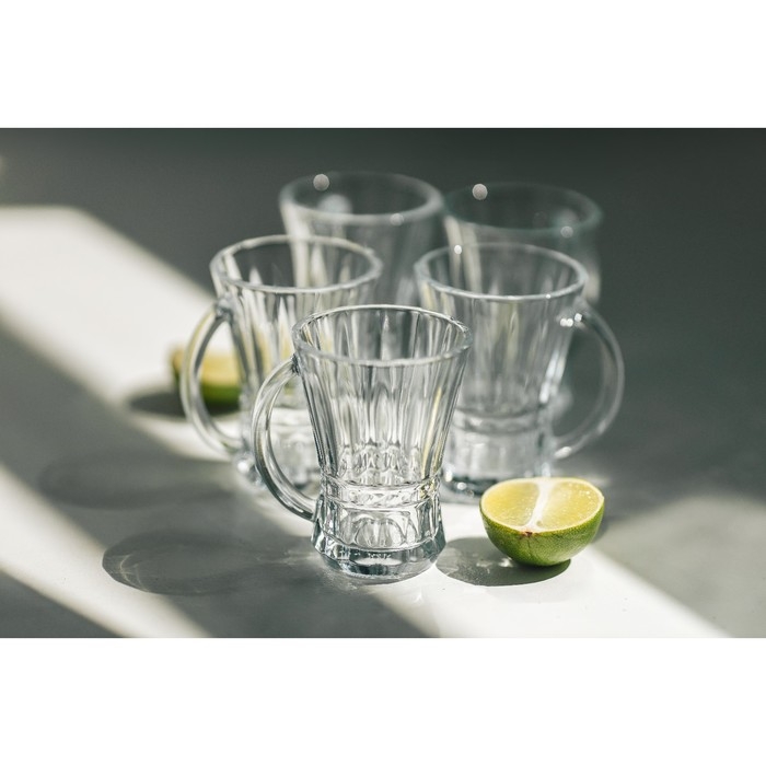 Набор стеклянных кружек Lav &laquo;Венера&raquo;, 150 мл, 8,7&times;7,1&times;9,5 см, 6 шт