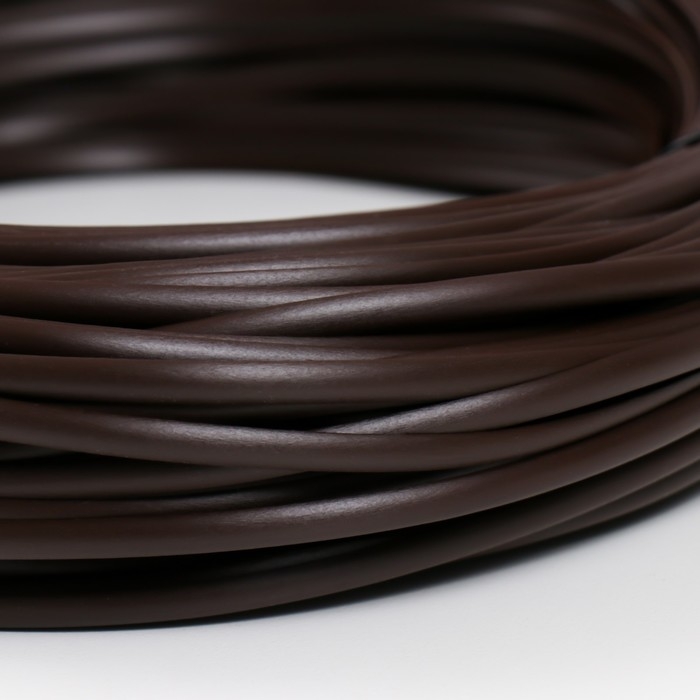 Ротанг искусственный гладкий 6 мм 100 м полутрубка (венге)