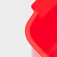 Ведро для уборки, 5.6 л, 21.5&times;23&times;18.5 см, красный