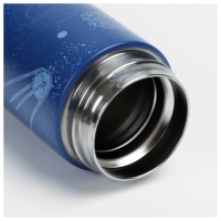 Термос с термометром РОСКОСМОС х ONLYTOP, 500 мл, цвет синий Термос с термометром РОСКОСМОС х ONLYTOP, 500 мл, цвет синий