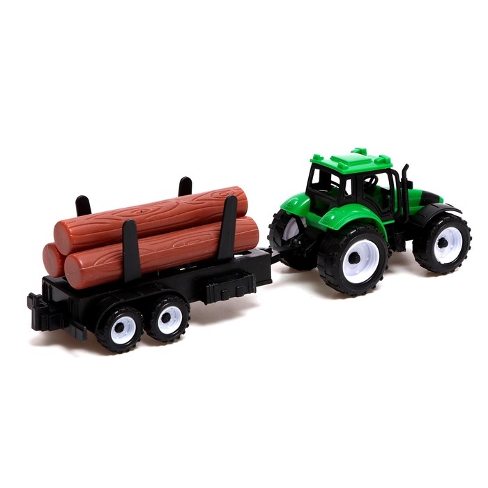 Трактор инерционный &laquo;Фермер&raquo;, с прицепом