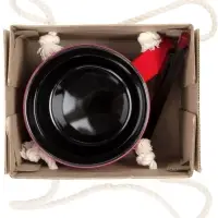 Набор Color Block: кружка и ручка, красный с черным Набор Color Block: кружка и ручка, красный с черным