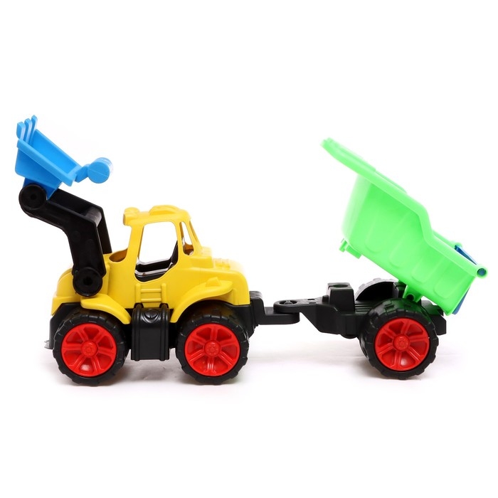 Трактор &laquo;Спецтехника&raquo;, с прицепом, МИКС