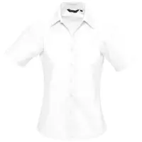 Рубашка женская с коротким рукавом Elite белая, размер XXL