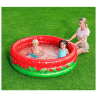 Бассейн надувной Sweet Strawberry, 168 x 168 х 38 см, 51145 Bestway Бассейн надувной Sweet Strawberry, 168 x 168 х 38 см, 51145 Bestway