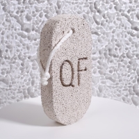 Пемза для педикюра, с подвесом, 12,5 &times; 6 см, в коробке, цвет серый