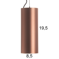 Светильник "Лукас" LED 10Вт 4000К матовая медь 8х8х20-120см Светильник "Лукас" LED 10Вт 4000К матовая медь 8х8х20-120см