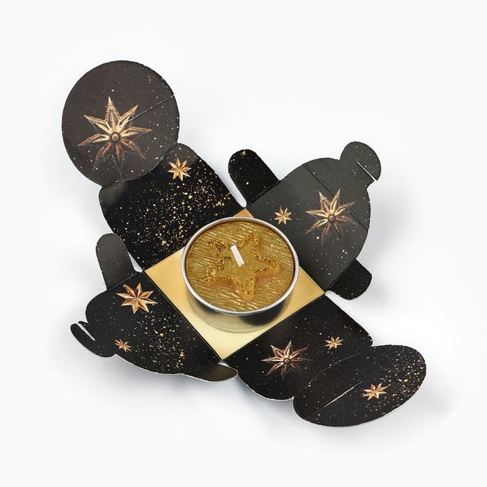 Свеча новогодняя чайная &laquo;Новый год: Успех близок&raquo;, диам 4 см