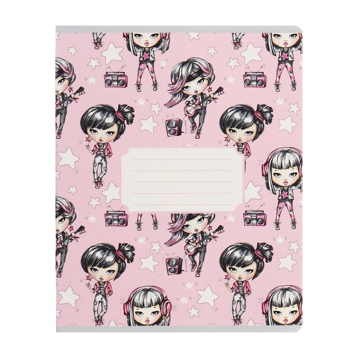 Комплект тетрадей из 10 штук, 12 листов в линию Calligrata Комплект тетрадей из 10 штук, 12 листов в линию Calligrata "На Стиле", обложка мелованный картон, ВД-лак, блок №2, белизна 75% (серые листы), 5 видов по 2 штуки