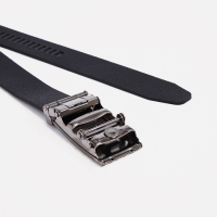 Ремень мужской, ширина 3,5 см, пряжка автомат, цвет чёрный Ремень мужской, ширина 3,5 см, пряжка автомат, цвет чёрный