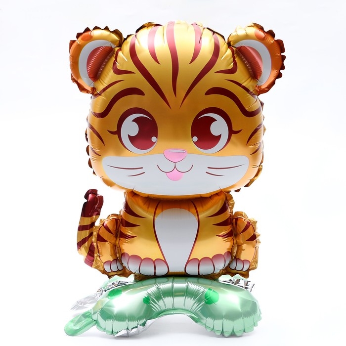 Шар фольгированный 15" &laquo;Тигрёнок&raquo;, на подставке, под воздух