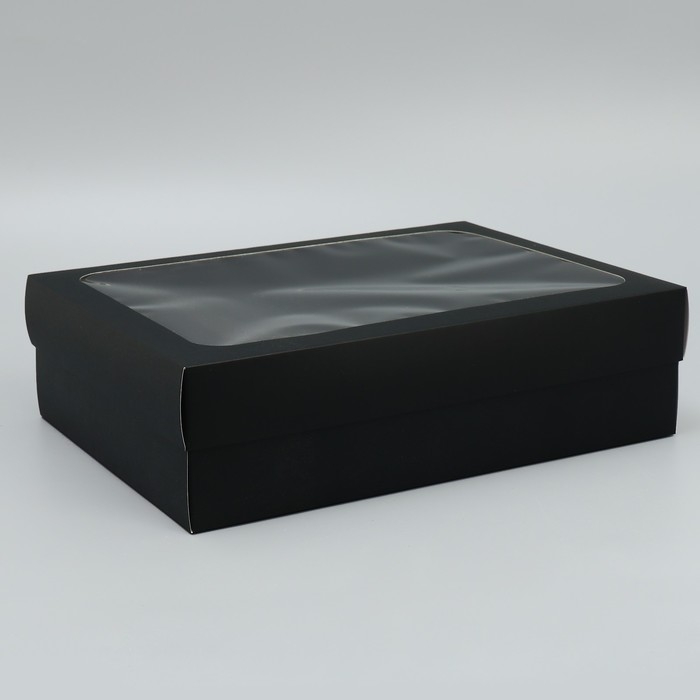 Коробка подарочная, упаковка, &laquo;Чёрная&raquo;, 32 х 24 х 9 см
