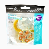 Набор: Соска - пустышка с держателем «Цветы», ортодонтическая, +6 мес, цвет желтый Набор: Соска - пустышка с держателем «Цветы», ортодонтическая, +6 мес, цвет желтый