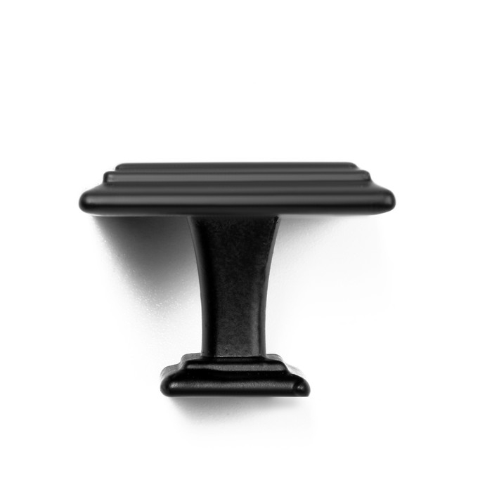 Ручка кнопка ТУНДРА РК119BL, черная Ручка кнопка ТУНДРА РК119BL, черная