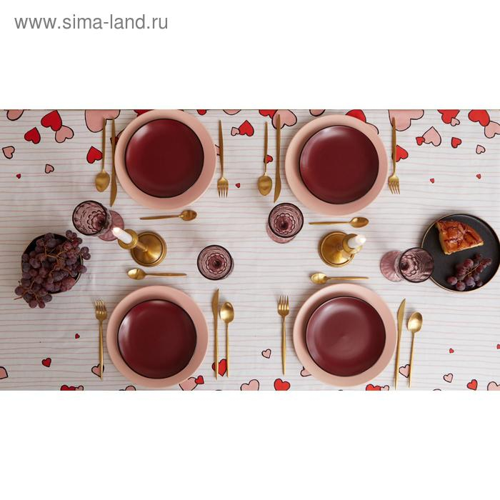 Скатерть "Этель" Cat's love 149х220см, 100% хлопок, саржа 190 г/м2