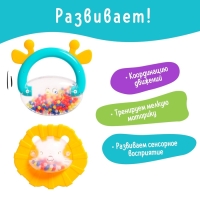 Набор погремушек с прорезывателями &laquo;Зоопарк&raquo;, 4 шт.