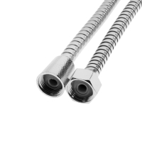 Душевой шланг ZEIN Z50PS, 200 см, цинковые гайки 1/2", пластиковая втулка, нержавеющая сталь Душевой шланг ZEIN Z50PS, 200 см, цинковые гайки 1/2", пластиковая втулка, нержавеющая сталь