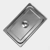 Крышка из нержавеющей стали к гастроемкости 1/1, 53×32,5 см, толщина 0,8 мм Крышка из нержавеющей стали к гастроемкости 1/1, 53×32,5 см, толщина 0,8 мм