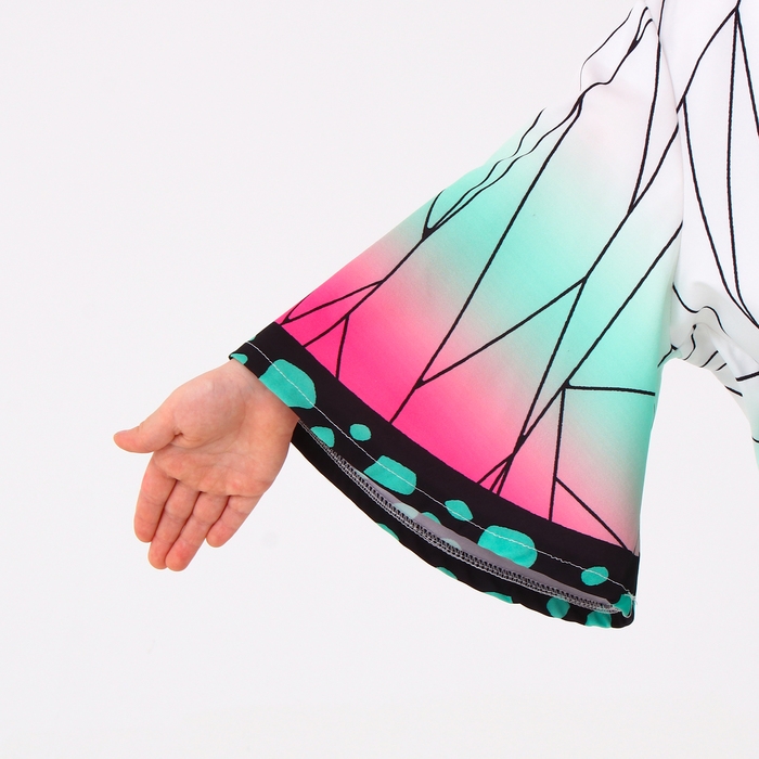 Карнавальное хаори &laquo;Демонический клинок&raquo;, рост 98-152 см, цвет белый