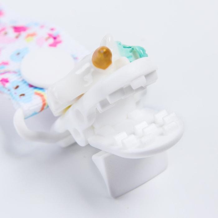 Держатель для соски - пустышки «Единорог», на ленте Держатель для соски - пустышки «Единорог», на ленте