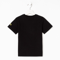 Футболка детская "Oh, boy" Микки Маус, рост 86-92, черный Футболка детская "Oh, boy" Микки Маус, рост 86-92, черный