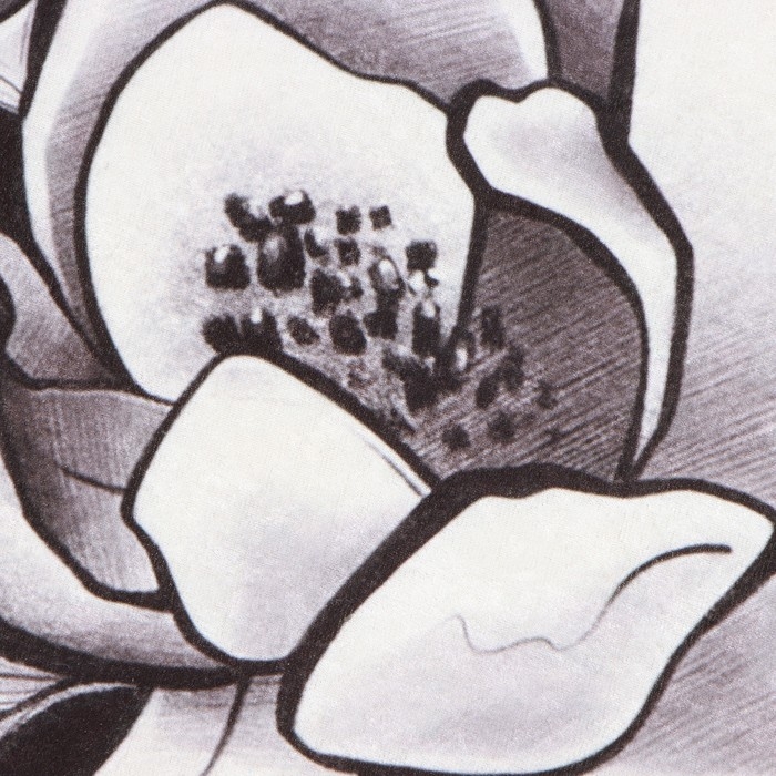 Коврик для ванной Этель Magnolia 53х63±2см см, 100% п/э, велюр Коврик для ванной Этель Magnolia 53х63±2см см, 100% п/э, велюр