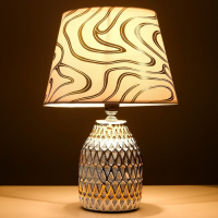 Настольная лампа 16788/1 E14 40Вт серебристо-золотой 20x20x30 см RISALUX Настольная лампа 16788/1 E14 40Вт серебристо-золотой 20x20x30 см RISALUX